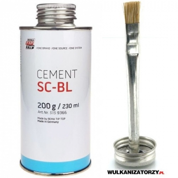Klej Cement do opon SC-BL 200g z pędzelkiem